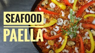 How to Make Paella Seafood Recipe  Cowell Chan [upl. by Anthe]