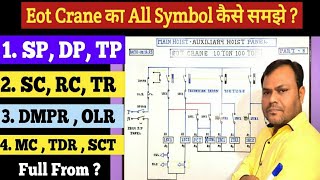 How to Read Electrical Drawing Symbol Explain  Eot Crane Panel All Symbol Full From  Eot tapan [upl. by Prosser]