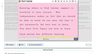 Using Text Mode in ReadSpeaker webReader [upl. by Latyrc]