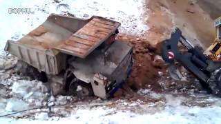 Amazing accidents fails videos of heavy construction equipment compilation 2018 I Handyman [upl. by Tuchman782]