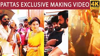 Pattas Making Video  Dhanush  Sneha  Durai SenthilKumar [upl. by Iarised]