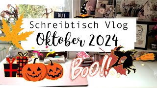 Schreibtisch Vlog Oktober  Filofax Kalendereinlagen 2025  Halloween  Bestellungen und Happymails [upl. by Issor]