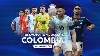 Review PES 6 COPA AMERICA amp EUROCOPA 2024  Pro Evolution Soccer 6 Colombia PC Version [upl. by Llennej]