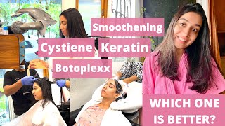 Cystiene vs Botox vs Keratin  Hair BOTOPLEXX  Honest review on hair straightening treatments [upl. by Erme607]