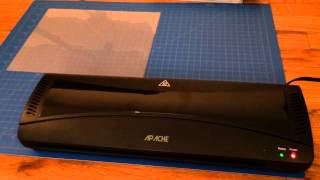 Apache AL13 13quot HotCold Laminator Review [upl. by Ronyar647]