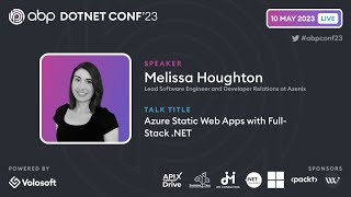 Azure Static Web Apps with Full Stack NET  ABP NET Conference 2023 [upl. by Fedak291]