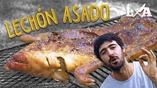 Lechon Asado a la Parrilla  Receta de Locos X el Asado [upl. by Akinoj]