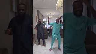 Actor Femi Adebayo and his brother Kunle Adebayo vibing to Asakes lyrics [upl. by Leslie]