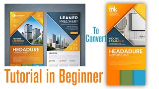 leaflet design for beginner [upl. by Yelekreb]