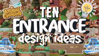 10 IDEAS💡 FOR YOUR ISLAND ENTRANCE  ANIMAL CROSSING NEW HORIZONS [upl. by Thackeray556]