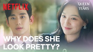 Pretty Kim Jiwon makes Kim Soohyuns heart race  Queen of Tears Ep 4  Netflix ENG SUB [upl. by Ahsen68]