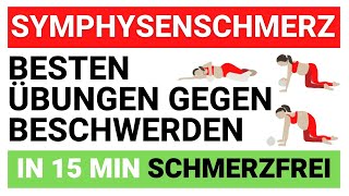 Symphyse Besten Übungen für Schwangere bei Symphysenlockerung und Beschwerden I Beckenboden Workout [upl. by Clardy477]