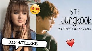 JUNGKOOK WE DONT TALK ANYMORE COVER REACTION  ItsGeorginaOkay [upl. by Innos]