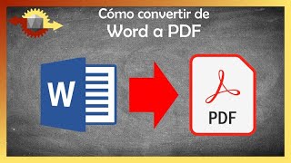 Cómo convertir un documento de Word a PDF [upl. by Ainosal918]