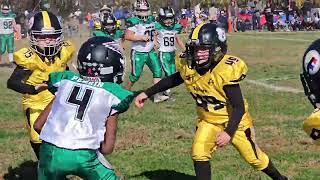 Fall 2024 Playoffs MOT Youth Football 9U Steelers vs Eagles 1st Round Playoffs [upl. by Parik]