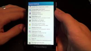 BlackBerry 10 Setup and Settings [upl. by Sardella]