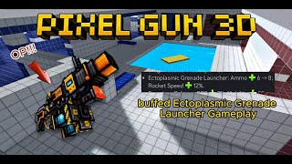 NEW Buffed Ectoplasmic Grenade Launcher GameplayPixel Gun 3D [upl. by Adekahs]