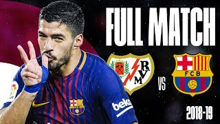 Rayo Vallecano  FC Barcelona 23 LALIGA 20182019 FULL MATCH [upl. by Randee484]