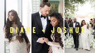 Beautiful Wedding At This Italian Style Villa  Diane  Joshua  Cinematic Wedding Highlight [upl. by Enirehtac]