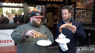 Barstool Pizza Review  Joes Pizza With Special Guest Action Bronson [upl. by Wren]