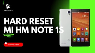 Hard Reset MI HM Note 1S  Hard Reset Xiaomi Redmi [upl. by Jaf]