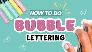 Create Stunning Bubble Letters with this StepbyStep Tutorial [upl. by Davidoff]