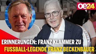 Erinnerungen Franz Klammer zu FußballLegende Franz Beckenbauer [upl. by Giarc]