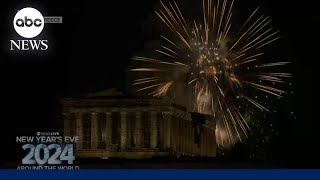 Athens kicks off the New Year [upl. by Yenruoj]