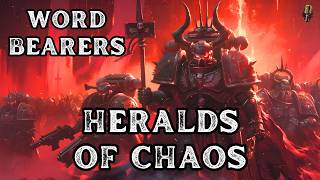 Word Bearers  Heralds of Chaos  Metal Song  Warhammer 40K  Community Request [upl. by Monda408]