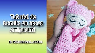 Mantita de apego bebé a crochet🧶🧶🧶🧶 [upl. by Cosenza]