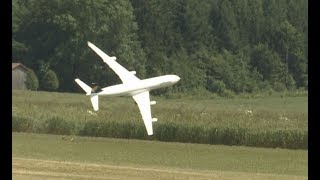 Crash escape of RC Airliner on Takeoff [upl. by Olegna961]