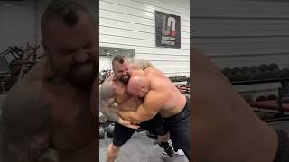 Eddie Hall and Brian Shaw Get into it [upl. by Pavel280]