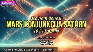 DANAS I SUTRA MARS KONJUNKCIJA SATURN analiza za sve znakove [upl. by Oibirot]