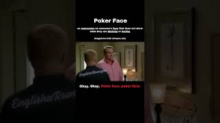 POKER FACE idioms ingilizcees dilöğreniyorum funny günlükingilizce ingilizcekelime ingilizce [upl. by Gosnell]