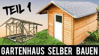 14 🔥 Gartenhaus 🔥 SELBER BAUEN  ANLEITUNG Schritt für Schritt Gartenhütte Holzhütte [upl. by Ahtenek]