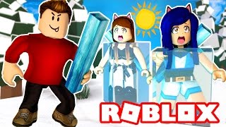 FREEZING EVERYONE IN ROBLOX  Roblox Icebreakers [upl. by Arleta]