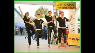 CLOGGING LESSONS Learn to Clog with Brian Bon Basic step video one—shuffle steps BEGINNER STEP [upl. by Nole338]