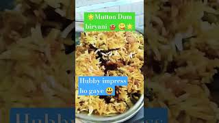 AWADHI MUTTON BIRYANI very delicious amp mouthwatering 🔥 biryaniathome muttondishes muttonbiryani [upl. by Phelgen]