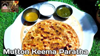 Keema Paratha  Mutton Keema Paratha  Stuffed Keema Paratha  How To Make Keema Paratha At Home [upl. by Ahsemak]