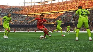 ليفربول ضد برشلونة محمد صلاح يا معذبهم ديمو بيس 2019  PES 2019 PC Demo [upl. by Isdnyl]