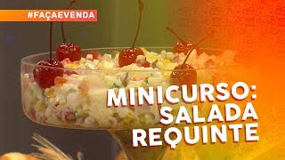 Minicurso de saladas para festas salada requinte [upl. by Seiber798]