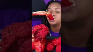 🤤HOT CHEETO KING CRAB check out our bites only hot Cheetos seafood boil video queenbeast [upl. by Byrn887]