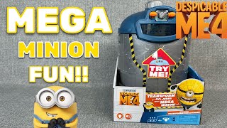 MEGA MINIONS TRANSFORMATION CHAMBER OPENING Best Despicable Me 4 Toy [upl. by Suzan]