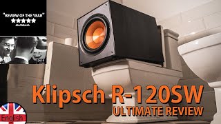 Klipsch R120SW  ULTIMATE REVIEW  Subwoofer analysis [upl. by Adnahsed]