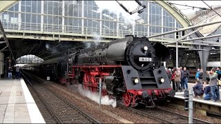 Dampflok 01 15196 in Berlin Ostbahnhof mit ReichsbahnSchnellzug  08042017  4K [upl. by Emlynne]