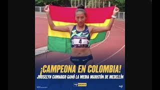 Jhoselyn Camargo gana la Media Maraton de Medellin en Colombia [upl. by Aicnetroh]