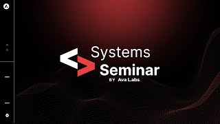 Ava Labs Systems Seminar Profiling in Modern Computer with Frederic Branczyk [upl. by Brewer]