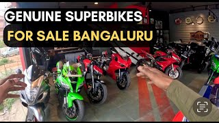 Used superbike market in Bangalore  NAFS motors  for sale kawasaki triumph suzuki bmw [upl. by Aeneg]