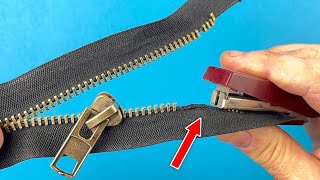 Amazing Method Your Zipper Will Never Be Broken Again [upl. by Tallu235]