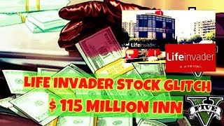 Gta 5 Life invader Stock glitch  115 Million dollar money glitch  In few minutes [upl. by Yvonne]